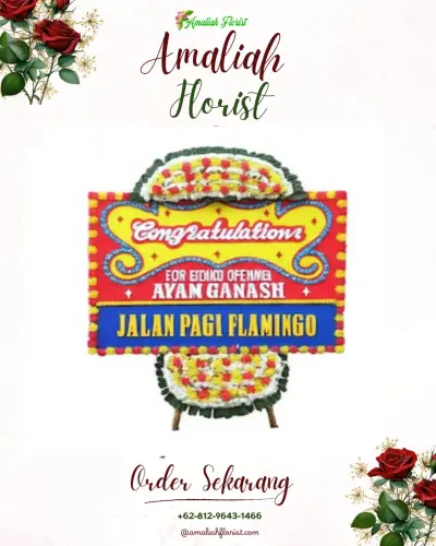 Bunga Papan Congratulation di Legokgunung